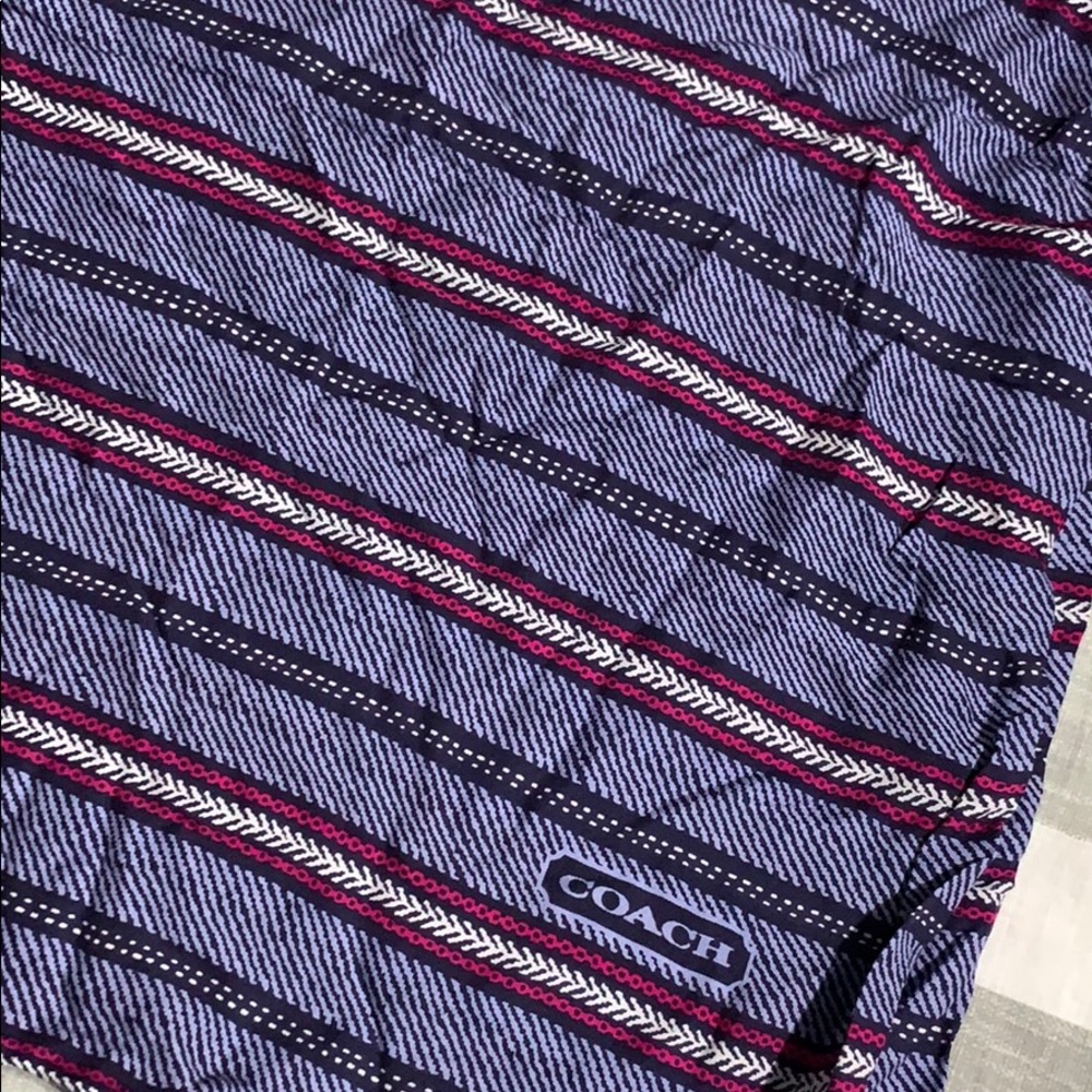 Coach large square scarf